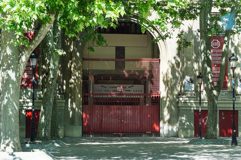 20160601_163046 D4S.jpg - Door, bullfight ring, Pamplona